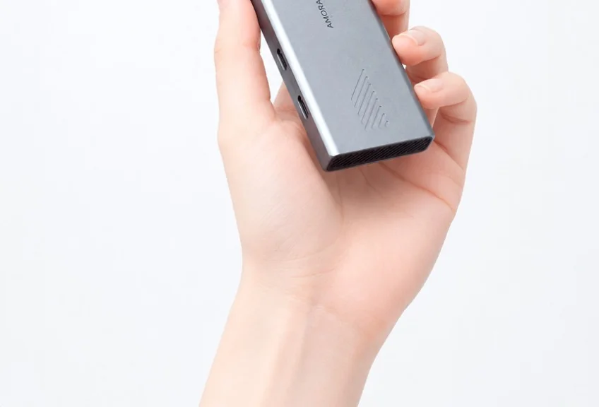 아모란나 C타입 노트북 허브 맥북 네오 멀티허브 7포트 10Gbps 슬림 상세 이미지 4