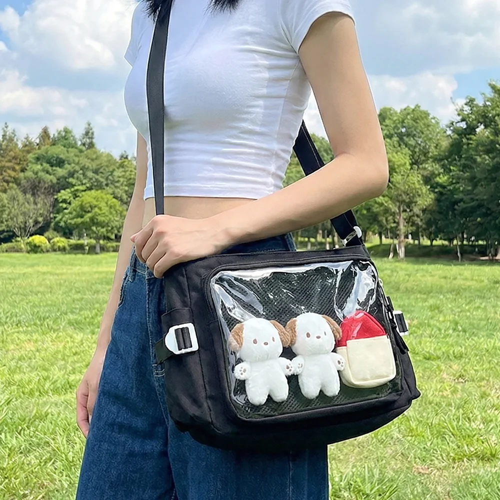 이타백 캐쥬얼 데코 메신저백