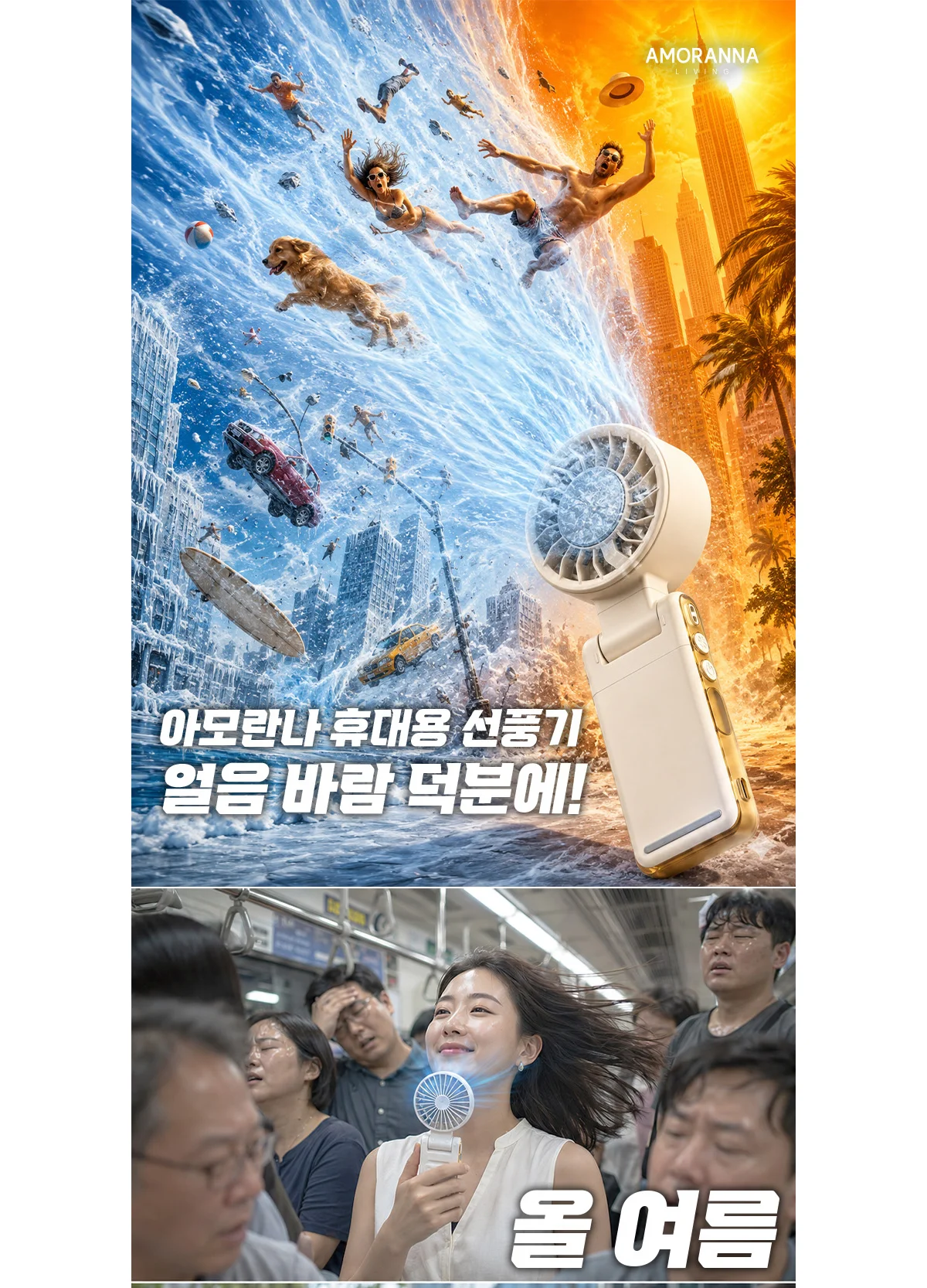 1단부터 시원한 휴대용 선풍기 클립형 펠티어 냉각 핸디팬 상세 이미지 31