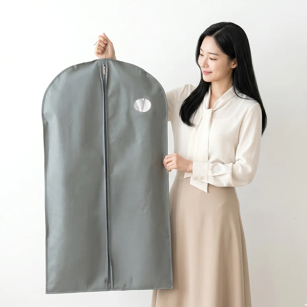 더베스트 부직포 옷커버 명품 고급의류 전용 옷커버