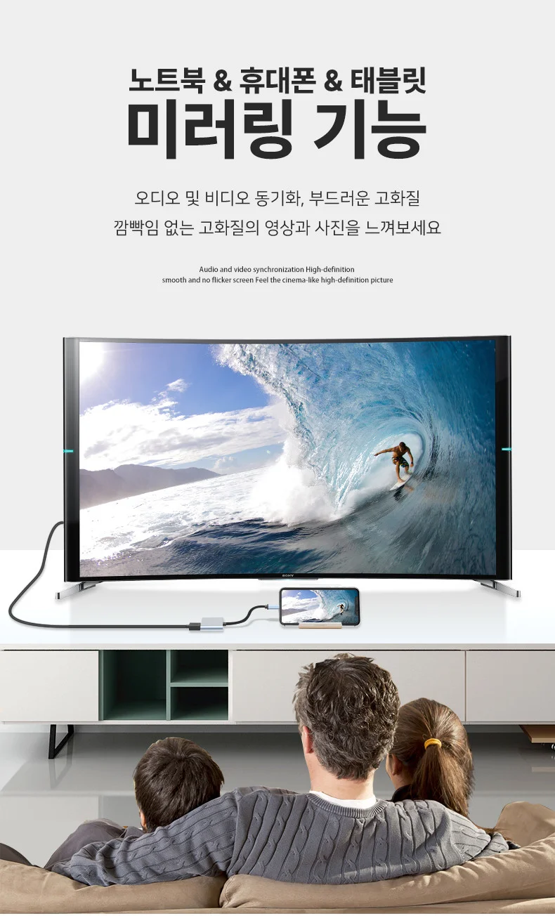 아모란나 C타입 듀얼 모니터 분배기 HDMI 컨버터 MST 허브 2in1 상세 이미지 14